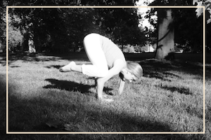 practice yoga outdoors garden park