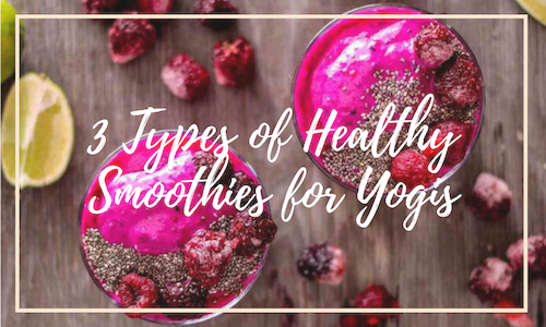 healthy smoothie yoga summer drink