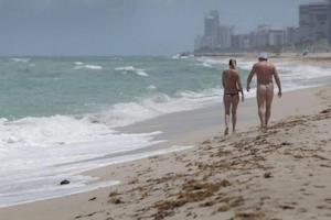 nudist beach Miami sun summer