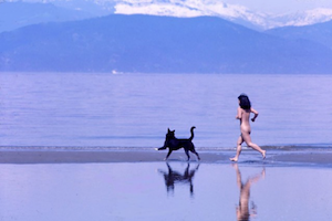 Nudist beach Vancouver Canada sun